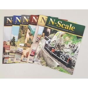 Lot of 6 N-Scale Magazine 2017 Full Year Jan/Feb – Nov/Dec Model Railroading
